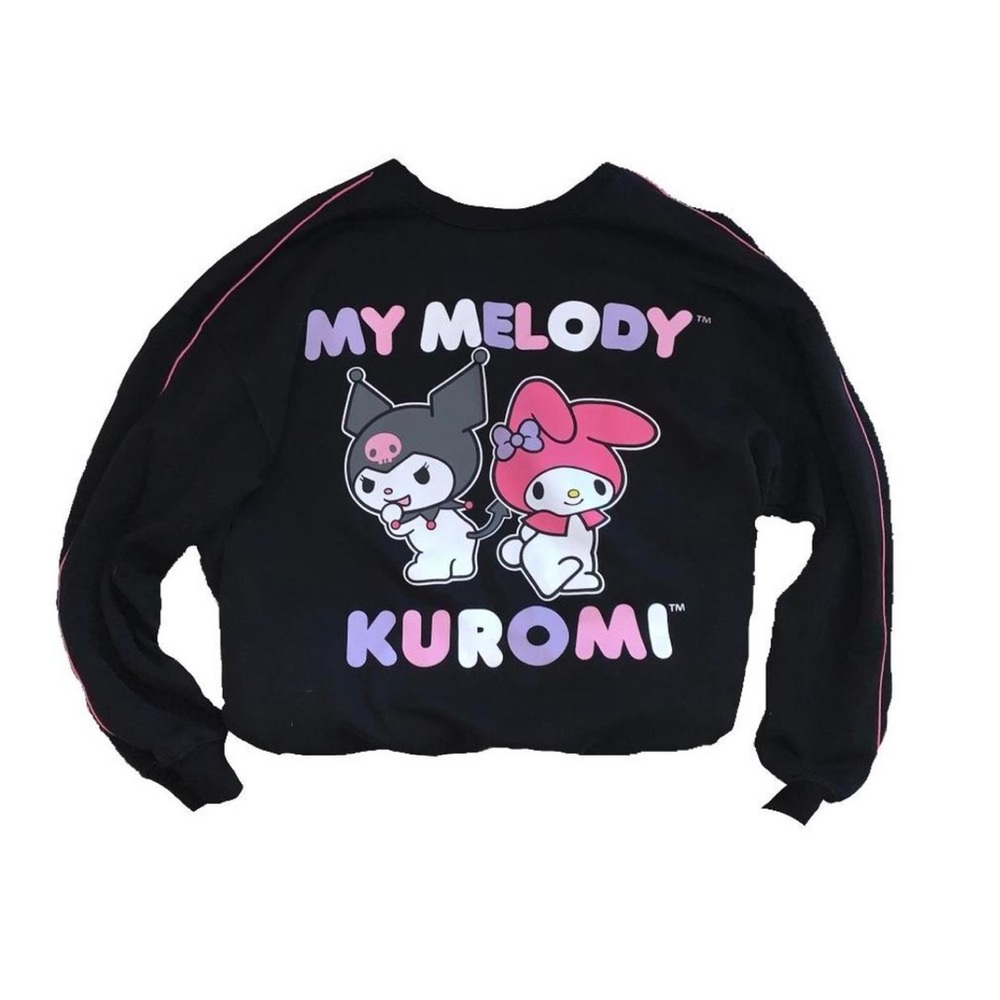 My Melody & Kuromi oversized pullover sweater
